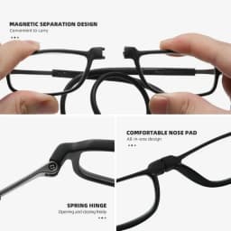DML Ultralight Reading Glasses Menr Reading Glasses Hanging Stretch Women Anti-fatigue Presbyopia Unise Glasses Diopter +1.5+4.0