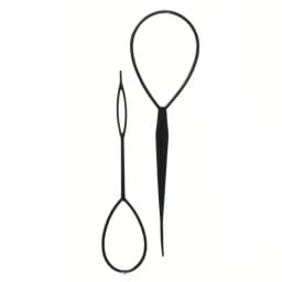 2 in1 Hair Loop Braiding Tool Set French Dutch Braid Maker 1 Elastic Band Remover Cutter DIY Hair Styling Tools Kit for Women