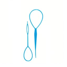 2 in1 Hair Loop Braiding Tool Set French Dutch Braid Maker 1 Elastic Band Remover Cutter DIY Hair Styling Tools Kit for Women
