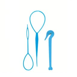 2 in1 Hair Loop Braiding Tool Set French Dutch Braid Maker 1 Elastic Band Remover Cutter DIY Hair Styling Tools Kit for Women