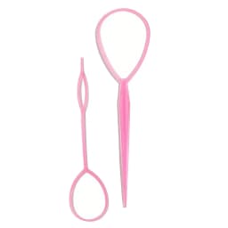 2 in1 Hair Loop Braiding Tool Set French Dutch Braid Maker 1 Elastic Band Remover Cutter DIY Hair Styling Tools Kit for Women