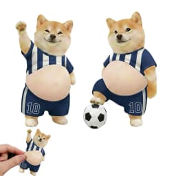 Cute Puppy 3D Puffy Stickers, Squeezeable 3D Soft Cute Belly Dog Stickers for Phone Case Notebook Scrapbooking DIY Decoration