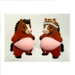 Cute Puppy 3D Puffy Stickers, Squeezeable 3D Soft Cute Belly Dog Stickers for Phone Case Notebook Scrapbooking DIY Decoration