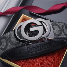 High Quality 3.4cm Leather Men Belt Designer Metal Buckle Business Strap Male Jeans Fashion Accessory