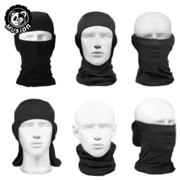 Musion Balaclava Face Mask Breathable BACKWOODS Print Sweat Absorbing Sunscreen Helmet Hat Set Suitable for Cycling and Hiking