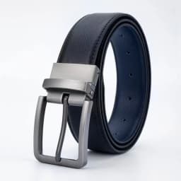 Luxury and Fashionable Men's Leather Belt, Alloy Rotating Business Men Leather Suitable Jeans Belts for Both Men and Women
