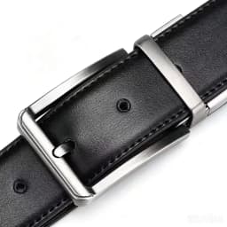 Luxury and Fashionable Men's Leather Belt, Alloy Rotating Business Men Leather Suitable Jeans Belts for Both Men and Women