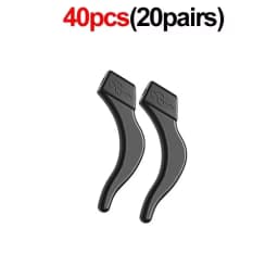 2/40pcs Silicone Ear Hook Anti-slip Glasses Leg Ear Sleeve Bracket Fastener Sunglasses Accessories Grip Anti-fall Eyewear Holder
