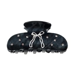 Korean Style Hair Claw Sweety Bowknot Pattern Acetic Acid Claw Clip Exquisite Trendy Shark Hair Gripper Girls Hair Accessory
