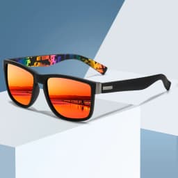 Fashion Classic Square Sunglasses Men Women Driving Fishing Colorful Trendy Lightweight Outdoor Goggles