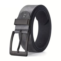 New Men's High-Quality PU Leather Belt Metal Pin Buckle Belt Leisure Business Waistband Fashionable Male Accessory Designer Belt