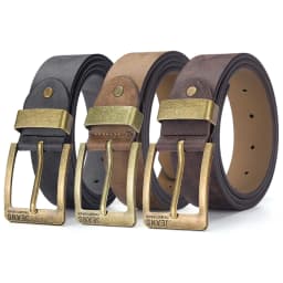 New Men's High-Quality PU Leather Belt Metal Pin Buckle Belt Leisure Business Waistband Fashionable Male Accessory Designer Belt