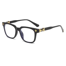 Classic 3Pcs Square Anti Blue Light Glasses For Men And Women Black & Transparent Frame Unisex Computer Wearing Women Glasses