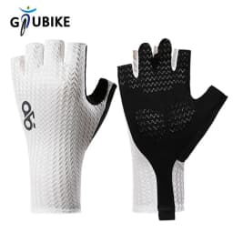GTUBIKE Short Cycling Gloves Fingerless Gloves Anti-slip Bicycle Lycra Fabric Half Finger Mitten for Mtb Road Bike Sports Racing