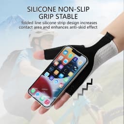 GTUBIKE Short Cycling Gloves Fingerless Gloves Anti-slip Bicycle Lycra Fabric Half Finger Mitten for Mtb Road Bike Sports Racing