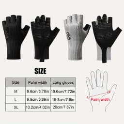 GTUBIKE Short Cycling Gloves Fingerless Gloves Anti-slip Bicycle Lycra Fabric Half Finger Mitten for Mtb Road Bike Sports Racing