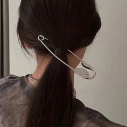 Simple Big Size Brooch Pin Women Hair Clip Brooch Buckles Jeans Fixed Suit Clothing Waist Clip Lady Waist Tighting Pins Jewelry