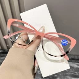Vintage Cat Eye Reading Glasses Women Men Fashion Anti Radiation Eyeglasses Anti-fatigue Eyewear with Grade 100°-400° HD Lens