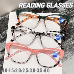 Vintage Cat Eye Reading Glasses Women Men Fashion Anti Radiation Eyeglasses Anti-fatigue Eyewear with Grade 100°-400° HD Lens