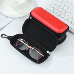 KLASSNUM Portable Glasses Cases EVA Eyewear Hard Case for Women Men Reding Glasses Box With Lanyard Zipper Cases Protector 2026