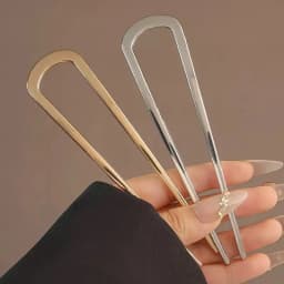 New Simple U Shaped Hairpin Metal Hair Sticks U French Hair Clips Pins Fashionable Hair Jewelry Accessories for Women Wholesale