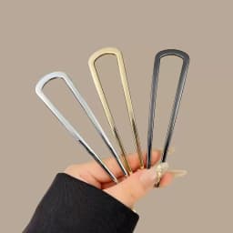 New Simple U Shaped Hairpin Metal Hair Sticks U French Hair Clips Pins Fashionable Hair Jewelry Accessories for Women Wholesale