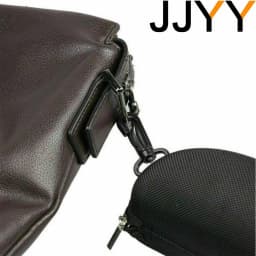 JJYY Portable Sunglasses Protector Oxford Cloth Hard EVA Zippered Eyeglasses Case with Carabiner