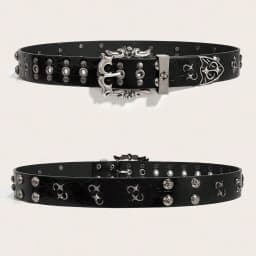 Retro Men's Belt Bohemian Style - Fashion Personalized Belt For Men Women Punk Rock Y2K Belts - For Jeans, Dresses & Casual Wear