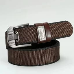 High-Quality Retro Canvas Belt for Men, Pin Buckle Design Casual Decorative Waist Strap Ideal for Youth Overalls & Daily Outfits