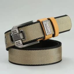 High-Quality Retro Canvas Belt for Men, Pin Buckle Design Casual Decorative Waist Strap Ideal for Youth Overalls & Daily Outfits