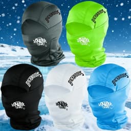 1/2/5PC Multi Color Backhill Graffiti Logo Balaclava Hat - Ultra Warm and Windproof Winter Head, Street Fashion Daily