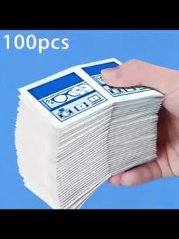 Disposable Eyeglass Cleaning Wipes Individually Packaged Suitable for Eyeglasses Smartphones Tablet Screens No Residue