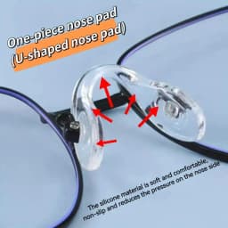 Super Soft Silicone Glasses Nose Pillow Comfortable Adjustment Glasses Frame Accessories Anti Slip Nose Pillow Sports Daily Use