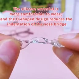 Super Soft Silicone Glasses Nose Pillow Comfortable Adjustment Glasses Frame Accessories Anti Slip Nose Pillow Sports Daily Use