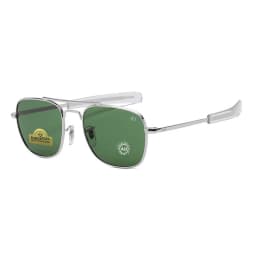 1pcs/3pcs AO Pilot Fashion Sunglasses Men Women, Metal Frame Top Quality Brand Designer Tempered Glass Lens UV400
