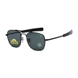 1pcs/3pcs AO Pilot Fashion Sunglasses Men Women, Metal Frame Top Quality Brand Designer Tempered Glass Lens UV400