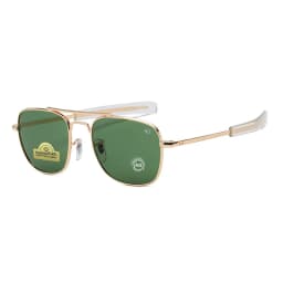 1pcs/3pcs AO Pilot Fashion Sunglasses Men Women, Metal Frame Top Quality Brand Designer Tempered Glass Lens UV400