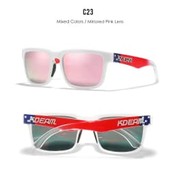 KDEAM Unisex Polarized Sunglasses Multi Colors Outdoor Fishing Driving Sun Glasses for Men And Women Sunglasses Only