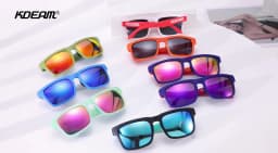 KDEAM Unisex Polarized Sunglasses Multi Colors Outdoor Fishing Driving Sun Glasses for Men And Women Sunglasses Only