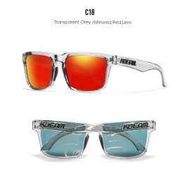 KDEAM Unisex Polarized Sunglasses Multi Colors Outdoor Fishing Driving Sun Glasses for Men And Women Sunglasses Only
