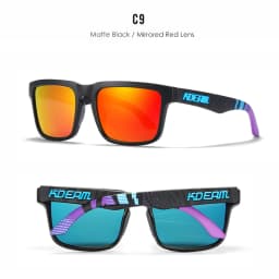 KDEAM Unisex Polarized Sunglasses Multi Colors Outdoor Fishing Driving Sun Glasses for Men And Women Sunglasses Only