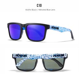 KDEAM Unisex Polarized Sunglasses Multi Colors Outdoor Fishing Driving Sun Glasses for Men And Women Sunglasses Only
