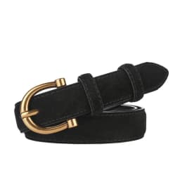 Luxury suede belt for women Stylish Leather belt Gold pin buckle Cow Leather Branded belt Clothing accessories women belt