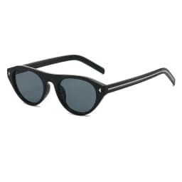2026 New Hot Small Cat Eye Sunglasses for Women Vintage Triangle Rivet Cateye Sun Glasses Ladies Elegant Leopard Black Shades