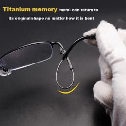 Titanium Progressive Multifocus Reading Glasses Blue Light Blocking Anti-fatigue Metal frame Multifocal Readers Eyeglasses