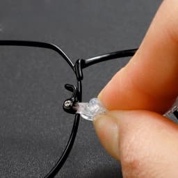 10Pairs Air Chamber Oval Silicone Anti Slip Support Nose Pads Screw-in for Eyeglasses Sunglass Glass Glasses Accessories
