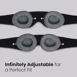 3D Sleep Mask 100% Light Blocking Eye Patch Zero Eye Pressure Blindfold for Travel Office Napping Meditation Shift Work