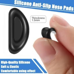 10/60pcs Glasses Nose Pads Adhesive Silicone Nose Pads Non-slip Transparent Nosepads for Glasses Eyeglasses Eyewear Accessories