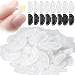 10/60pcs Glasses Nose Pads Adhesive Silicone Nose Pads Non-slip Transparent Nosepads for Glasses Eyeglasses Eyewear Accessories