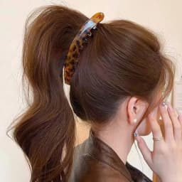 Tortoiseshell Banana Hair Clip Fish Shaped Hairpin For Women Hair Accessories Hairgrips Twist Clamp Ponytail Barrettes Headwear
